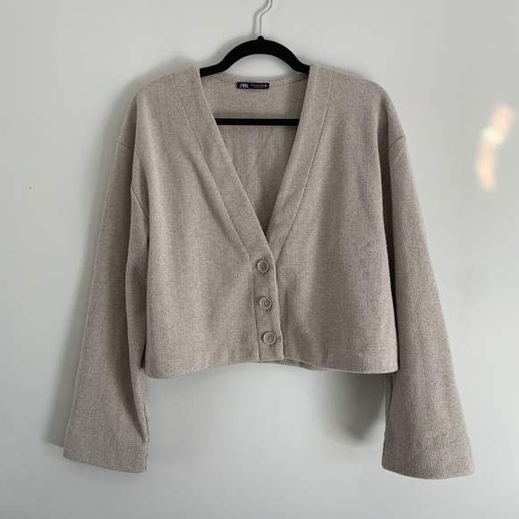 Zara knit cardigan/bralette set - Picture 3 of 6